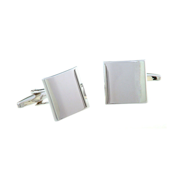 Plain Colour Metal Cufflinks