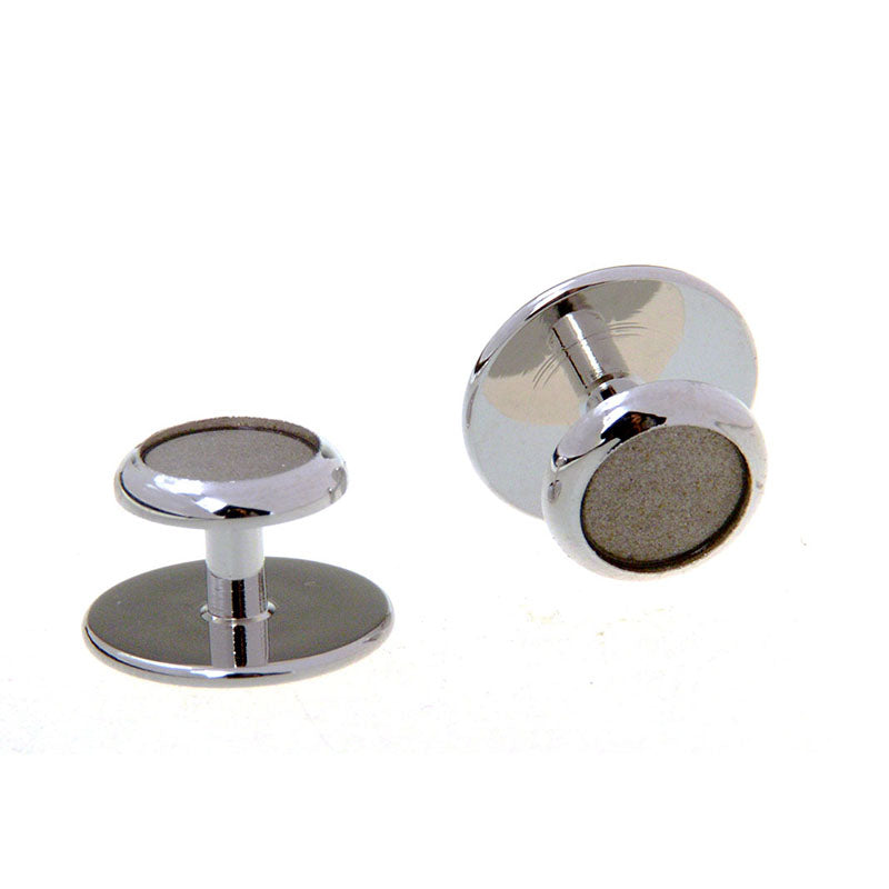 Plain Colour Metal Collar Studs