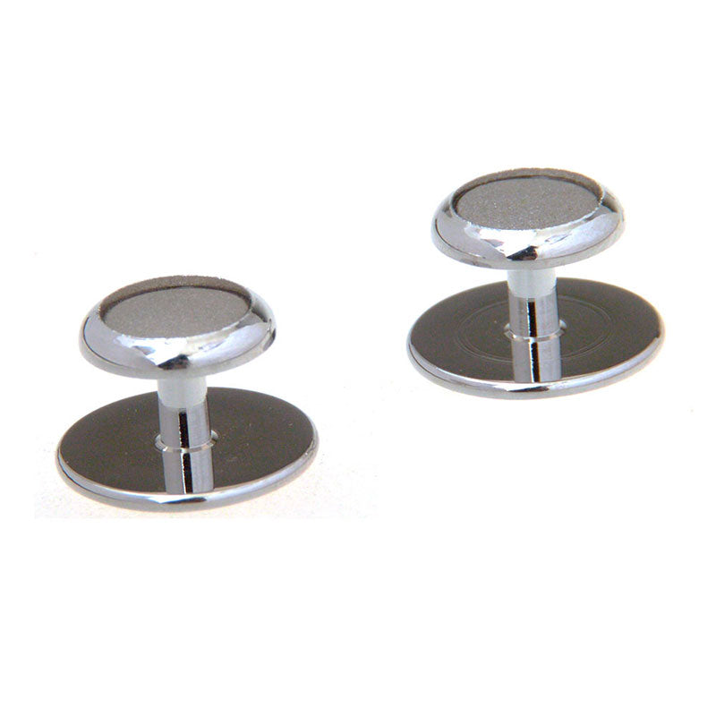 Plain Colour Metal Collar Studs