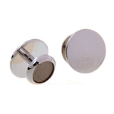 Plain Colour Metal Collar Studs