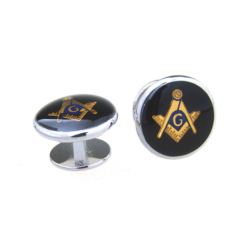 Enamel Dropping Glue Collar Studs