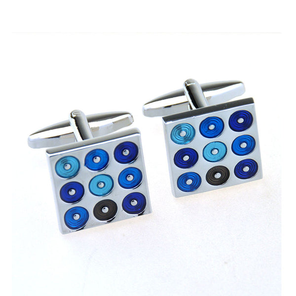 Enamel Dropping Glue Cufflinks