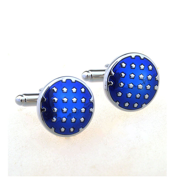 Enamel Dropping Glue Cufflinks