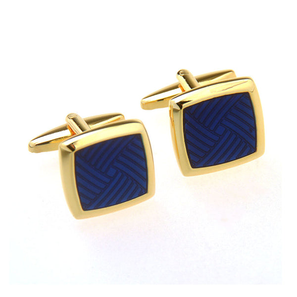 Enamel Dropping Glue Cufflinks