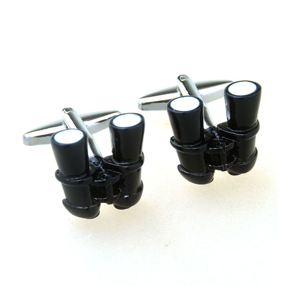 Military Tools Grease Baking Paint Cufflinks