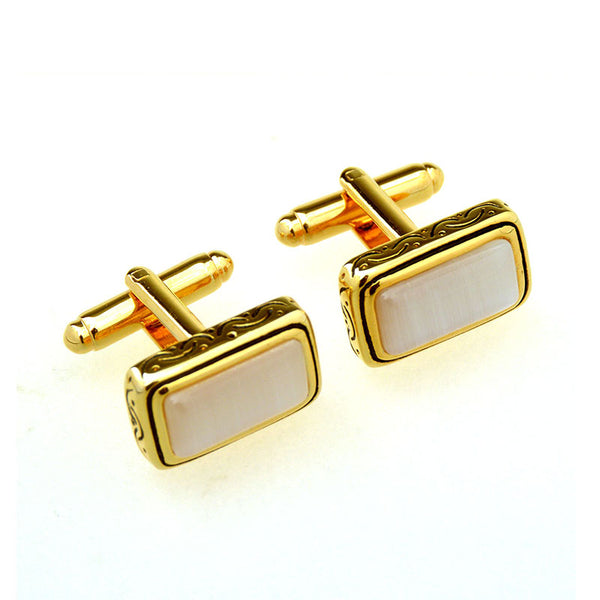 Cateye Glass Cufflinks