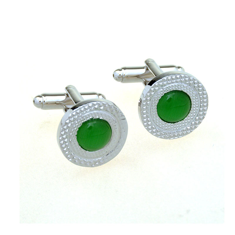 Cateye Glass Cufflinks