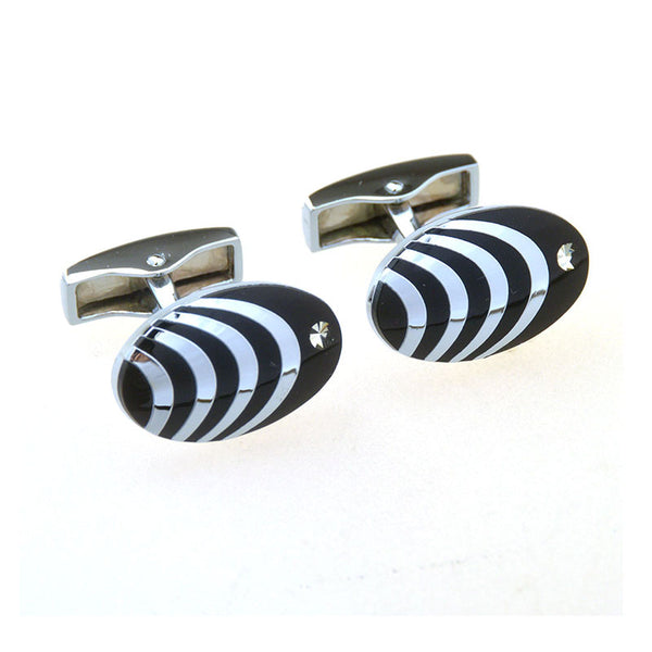 Enamel Dropping Glue Cufflinks