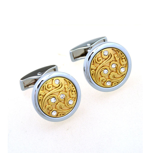 Crystal Zircon Cufflinks