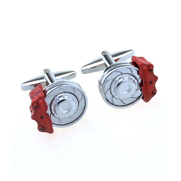 Sports Technology Grease Baking Paint Cufflinks