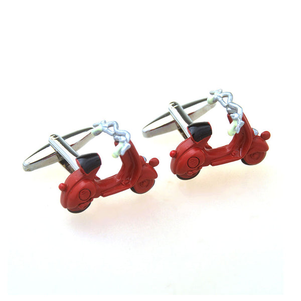 Car Logo Traffic Grease Baking Paint Cufflinks