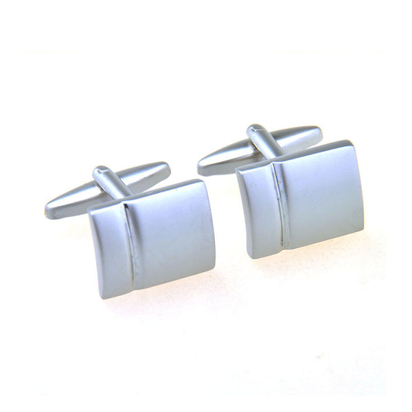 Plain Colour Metal Cufflinks