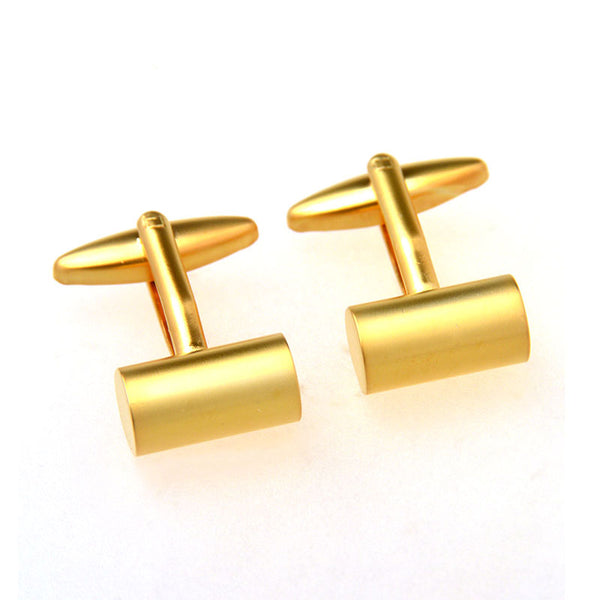 Plain Colour Metal Cufflinks