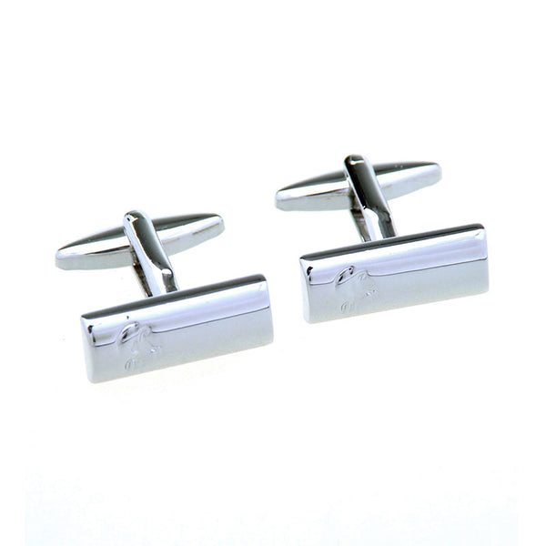 Plain Colour Metal Cufflinks