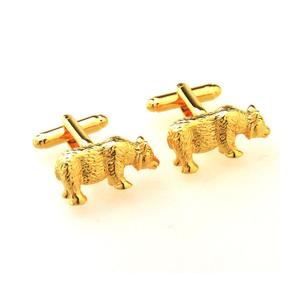 Animals Plants Plain Colour Metal Cufflinks