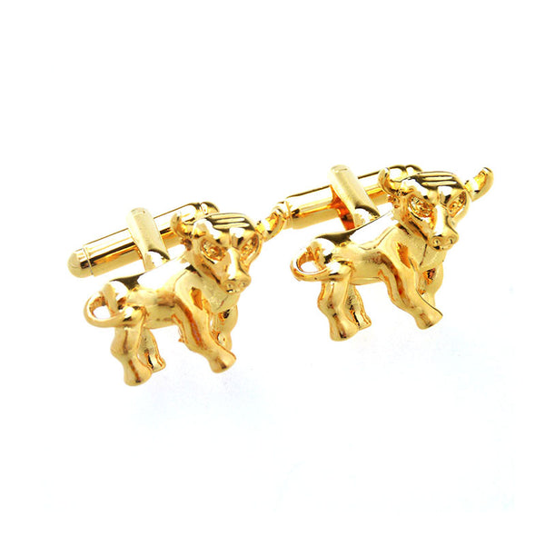 Animals Plants Plain Colour Metal Cufflinks