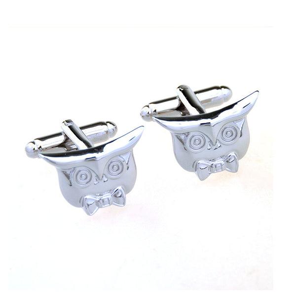 Animals Plants Plain Colour Metal Cufflinks