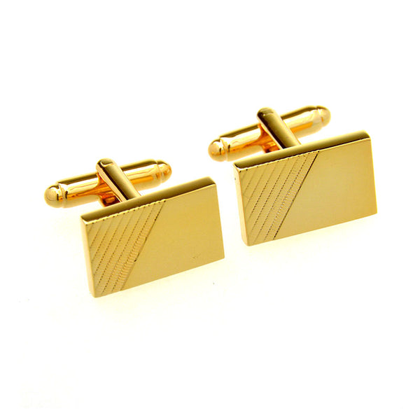 Plain Colour Metal Cufflinks