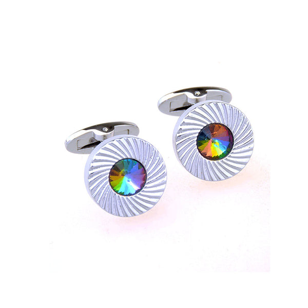 Crystal Zircon Cufflinks