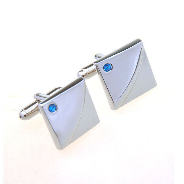 Crystal Zircon Cufflinks