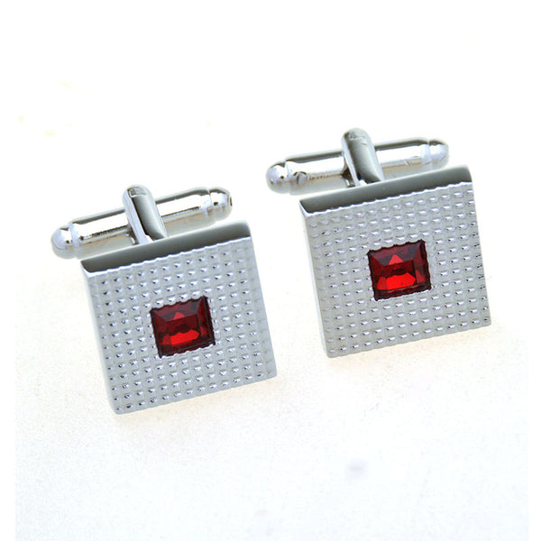 Crystal Zircon Cufflinks