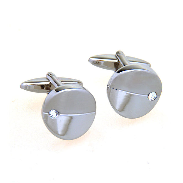 Crystal Zircon Cufflinks