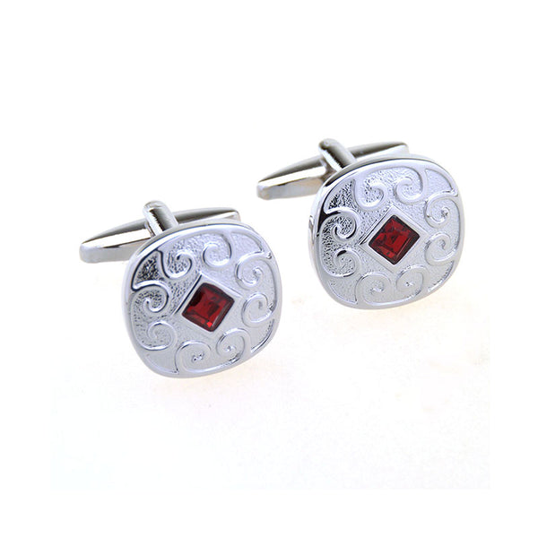 Crystal Zircon Cufflinks