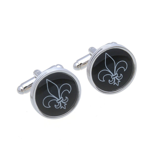 Enamel Dropping Glue Cufflinks