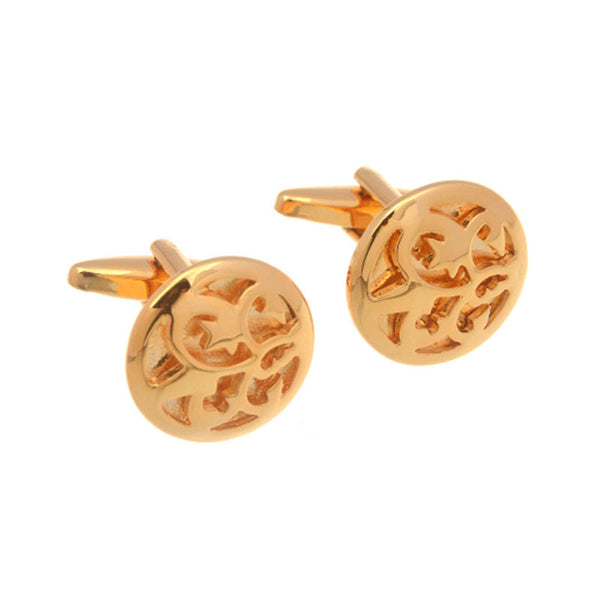 Plain Colour Metal Cufflinks