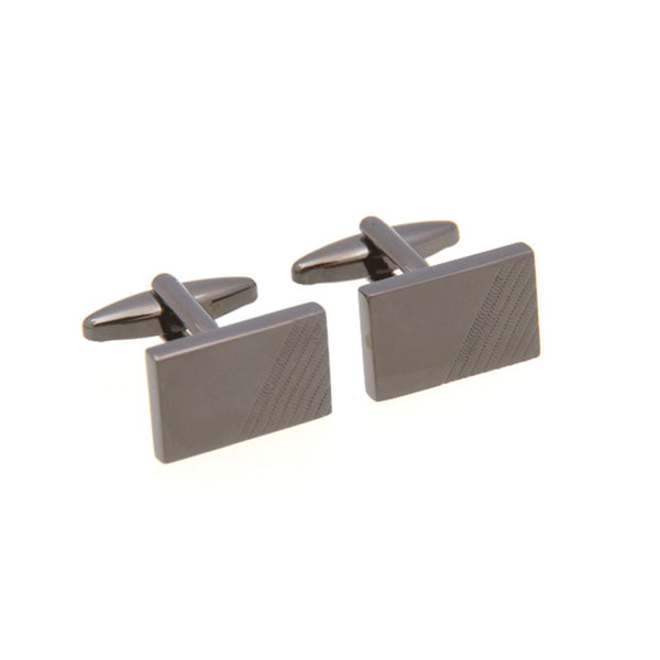 Plain Colour Metal Cufflinks