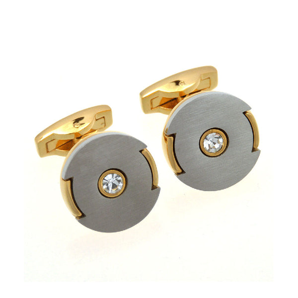 Crystal Zircon Cufflinks