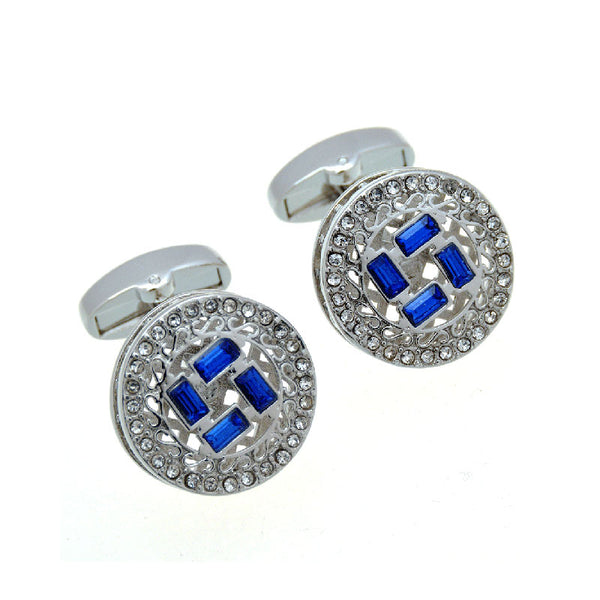 Crystal Zircon Cufflinks