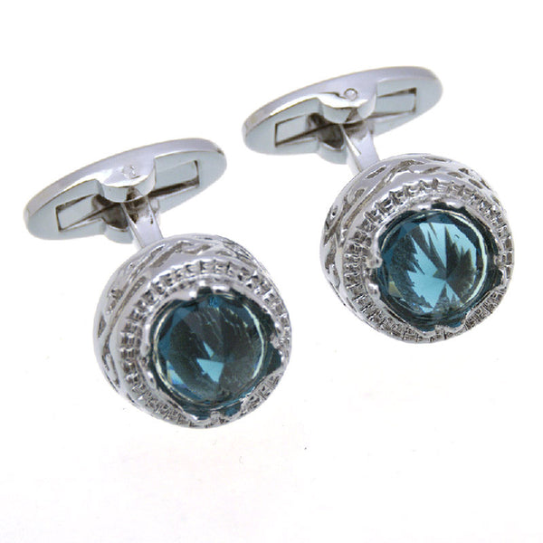 Crystal Zircon Cufflinks