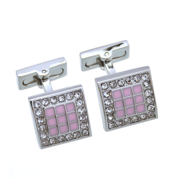 Crystal Zircon Cufflinks