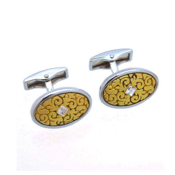 Crystal Zircon Cufflinks