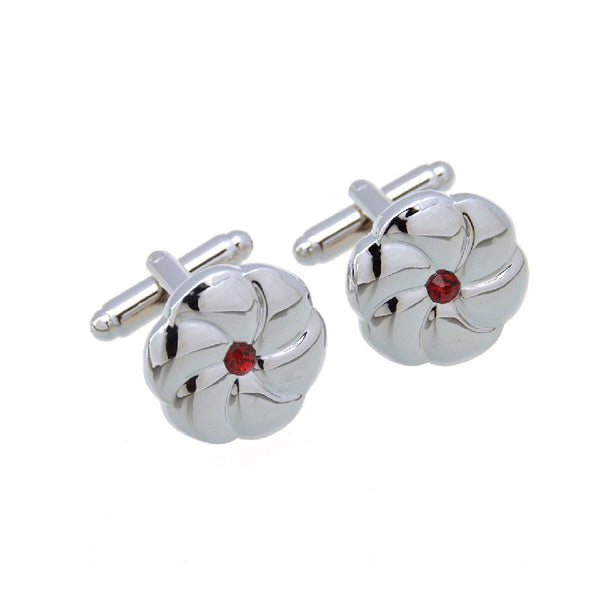 Crystal Zircon Cufflinks