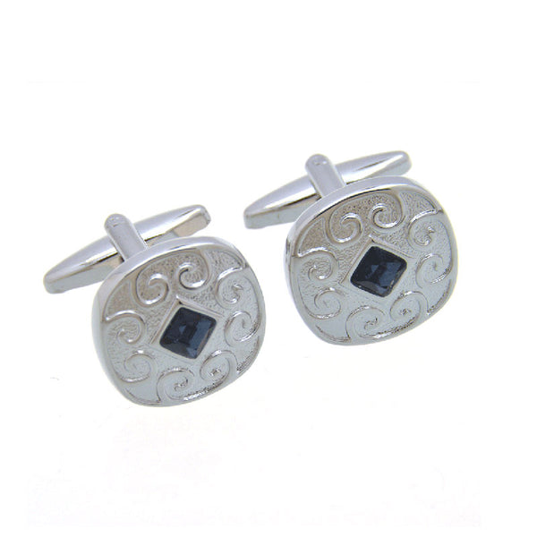 Crystal Zircon Cufflinks