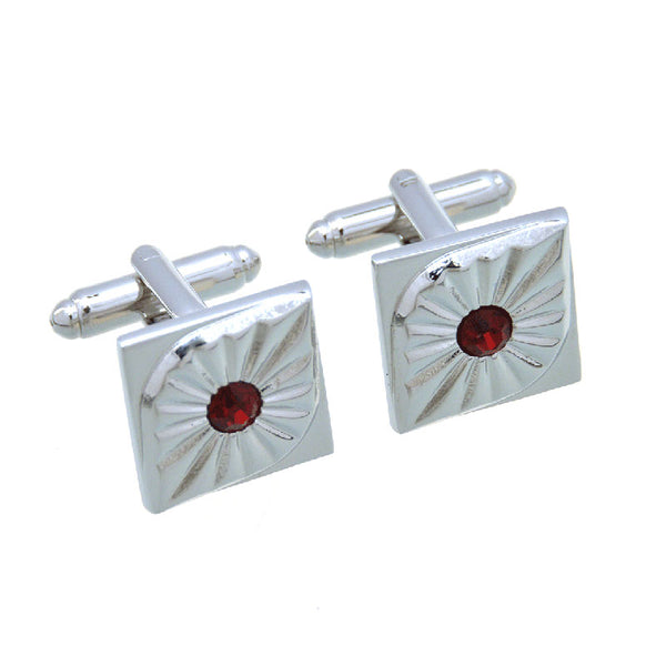 Crystal Zircon Cufflinks