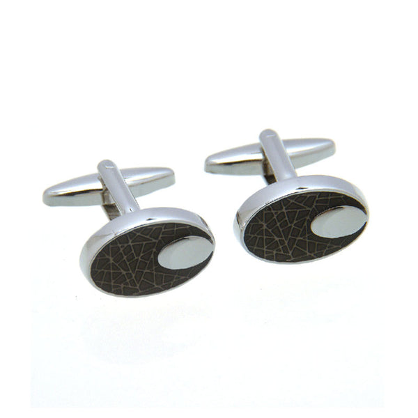 Enamel Dropping Glue Cufflinks