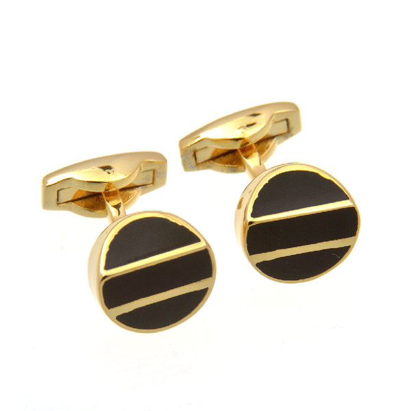 Enamel Dropping Glue Cufflinks