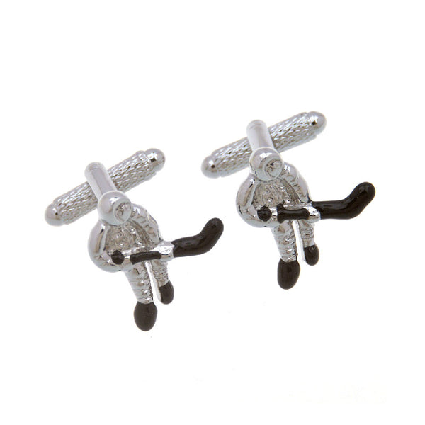 Sports Technology Enamel Dropping Glue Cufflinks