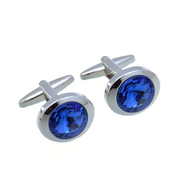 Crystal Zircon Cufflinks