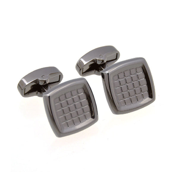 Plain Colour Metal Cufflinks