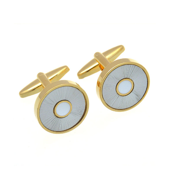 Plain Colour Metal Cufflinks