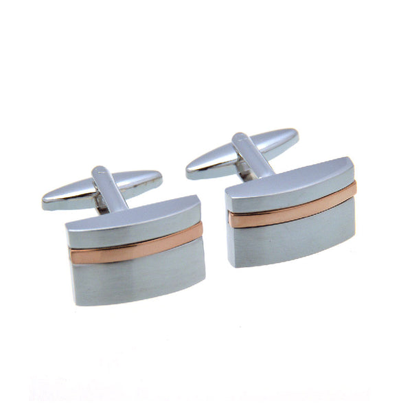 Plain Colour Metal Cufflinks