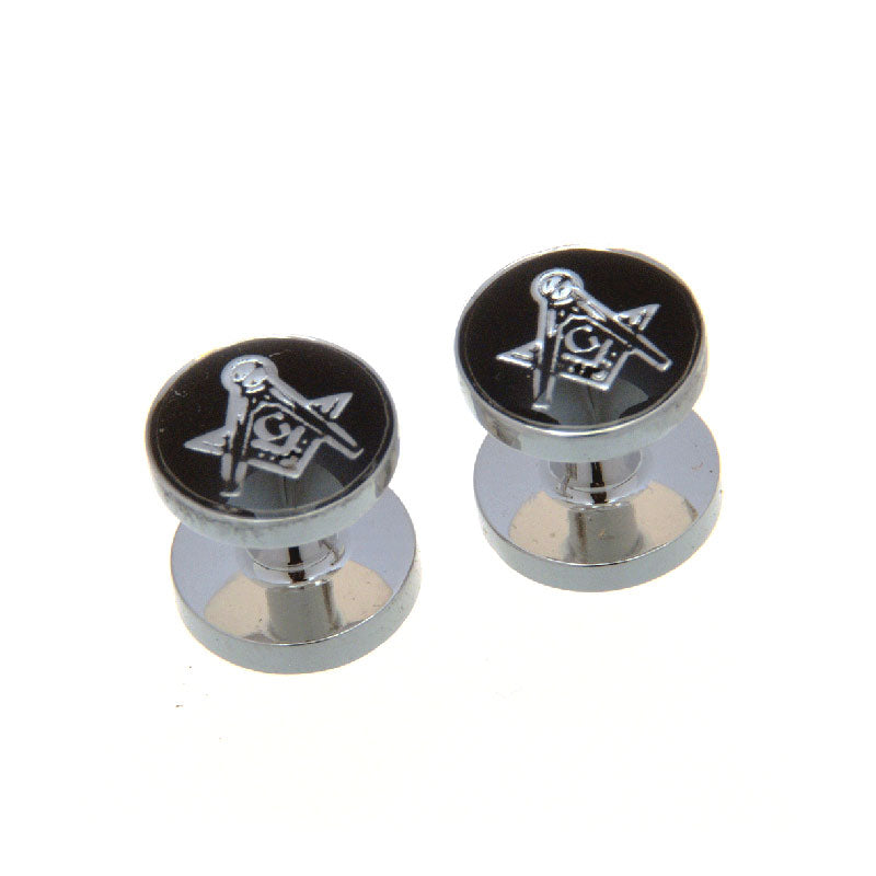 Enamel Dropping Glue Collar Studs