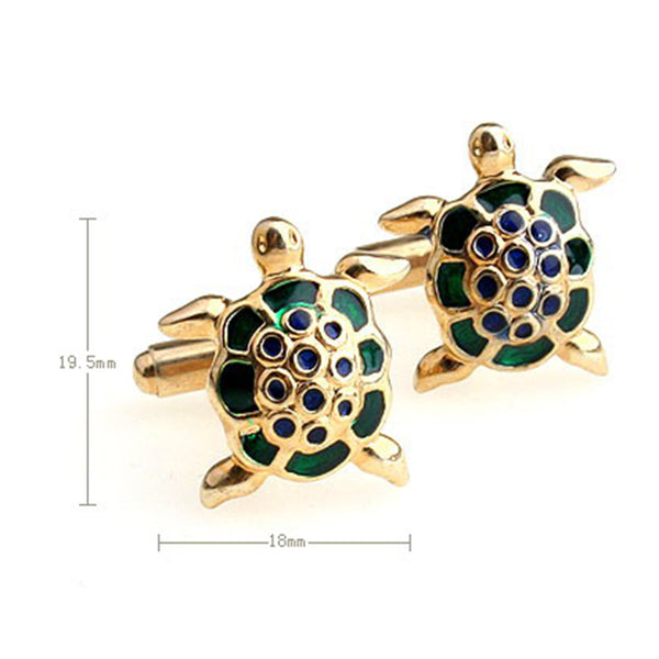 Animals Plants Enamel Dropping Glue Cufflinks