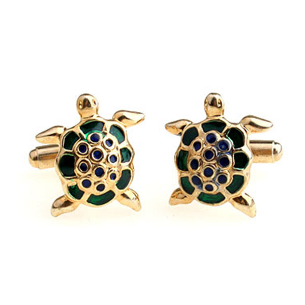 Animals Plants Enamel Dropping Glue Cufflinks