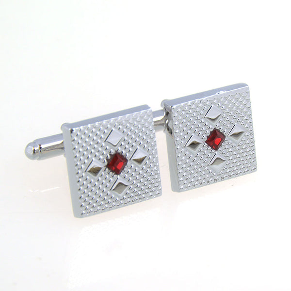 Festivals Wedding Reception Crystal Zircon Cufflinks