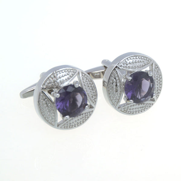 Festivals Wedding Reception Cateye Glass Cufflinks